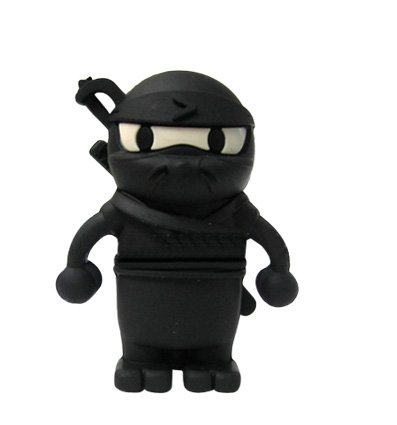 YooUSB 16GB Novelty Cartoon Cool Ninja USB Flash Key Pen Drive Memory Stick Gift UK [PC]